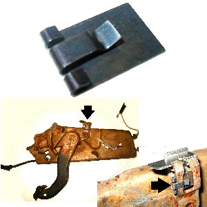 1967-69 CAMARO / FIREBIRD and 1968-74 NOVA EMERGENCY BRAKE CABLE RETAINER CLIP